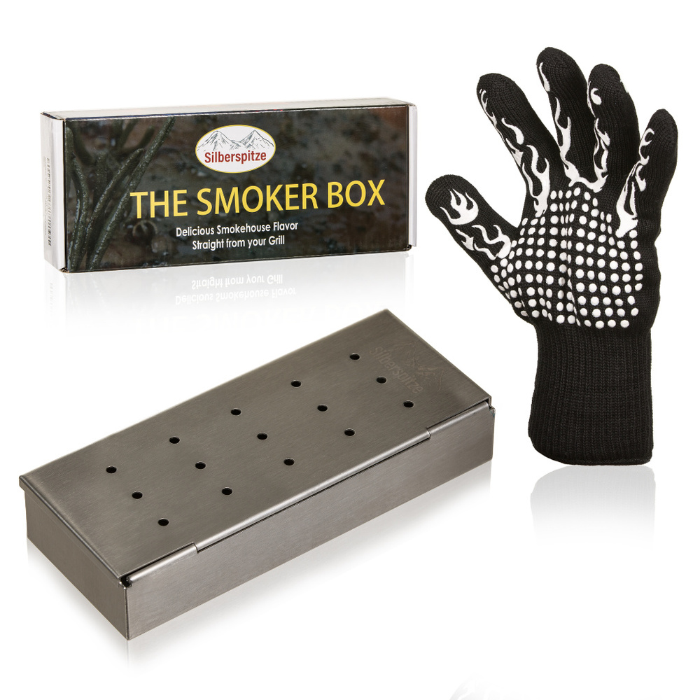 Smoker Box BBQ - Grill Smoker Box Gas & Charcoal